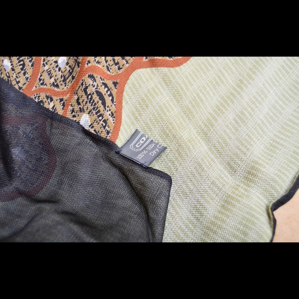 Coach Silk Scarf - Picture 5 of 6